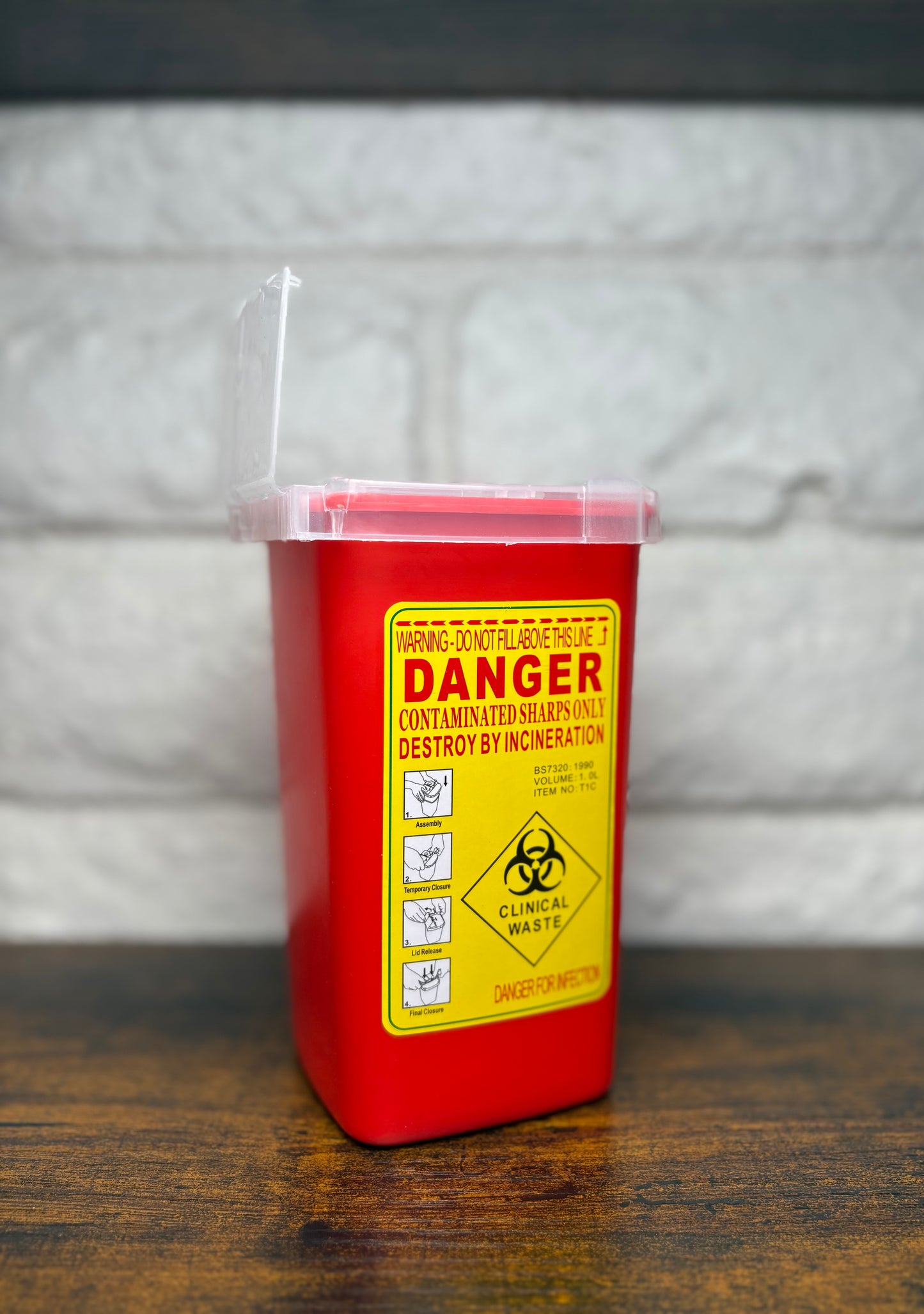 1 Quart Sharps Container