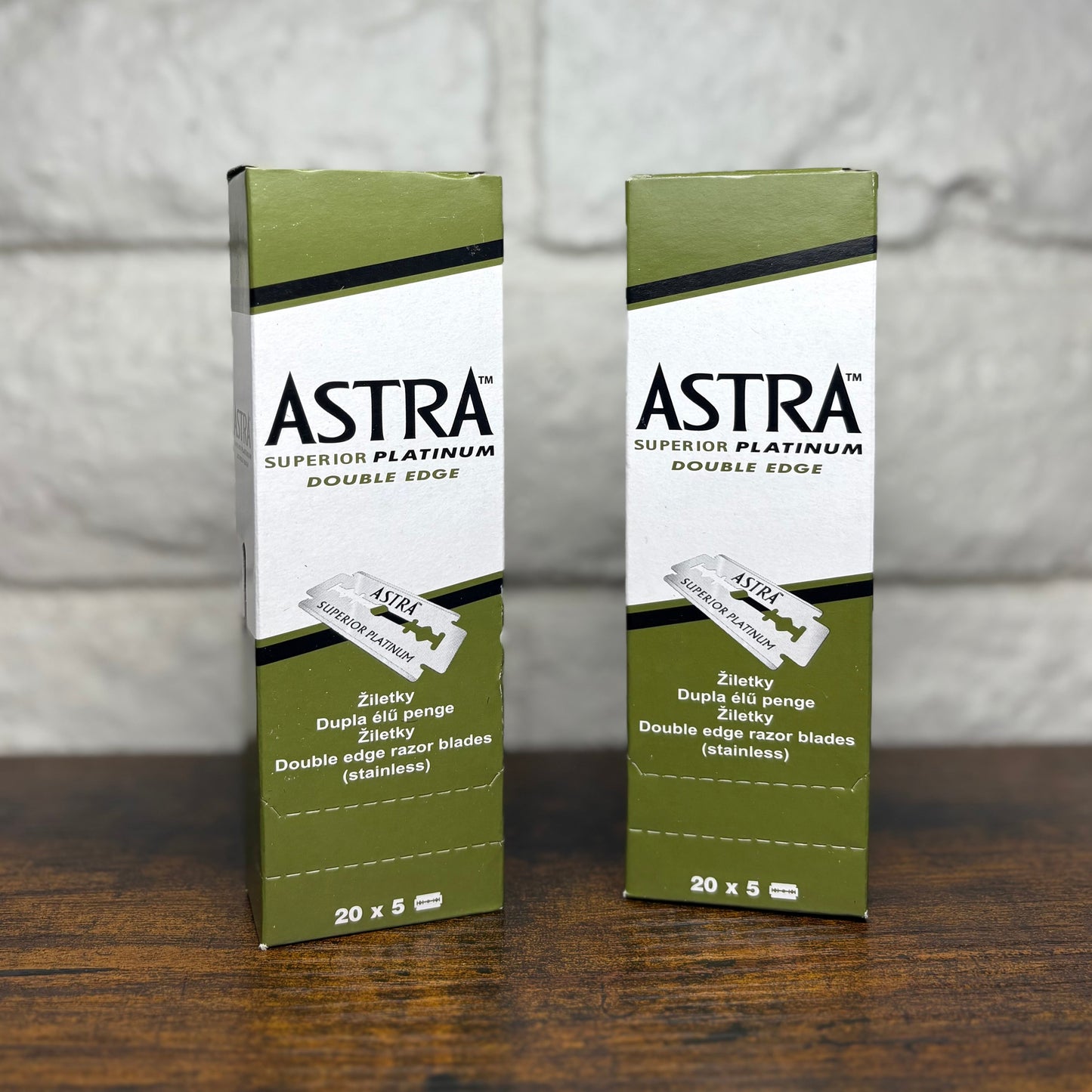 Astra Superior Platinum Double Edge Razor Blades